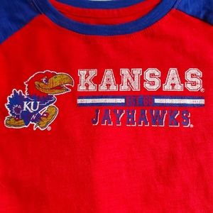NWT Unisex Kansas Jayhawks long sleeve Tee